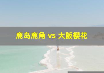 鹿岛鹿角 vs 大阪樱花